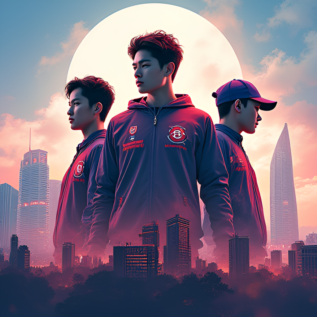 A dynamic illustration or photo composite featuring prominent LCK team logos (T1, Gen.G, DK) and star player silhouettes (like Faker) against a backdrop representing both Korea (LoL Park) and Hong Kong (skyline elements), symbolizing the connection between the league and its fanbase in the city.